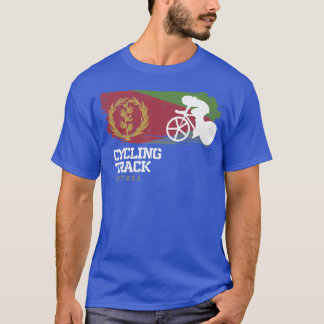 Womens Track Cycling Eritrea Road Bike Speed Cycli T-Shirt