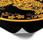 Womens Traditional Art Chinese New Year 2022 Year Poster (Ecke)