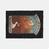 Womens Trails Are My Studio Nature Photographer Fo Fleecedecke (Vorderseite (Horizontal))