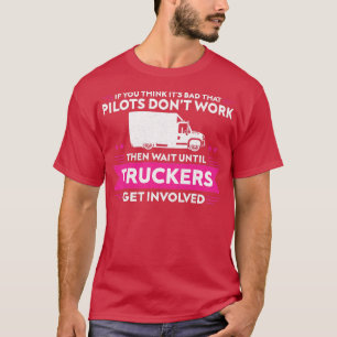 Womens Trucking Country Trucker Diesel Fracht Tru T-Shirt