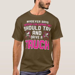 Womens Trucking Country Trucker Diesel Fracht Tru T-Shirt