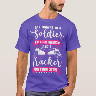 Womens Trucking Country Trucker Diesel Fracht Tru T-Shirt