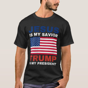 Womens Trump 2020 gibt Jesus ist mein Retter Trump T-Shirt