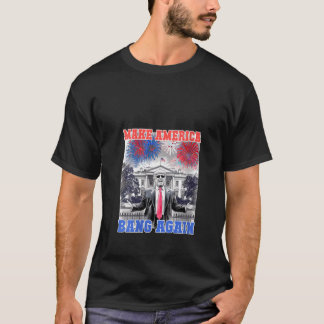 Womens TRUMP 4. Juli MAKE AMERICA BANG WIEDER A T-Shirt