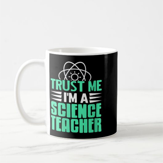 Womens Trust Me I’m Science Teacher With Stem Supe Kaffeetasse (Links)