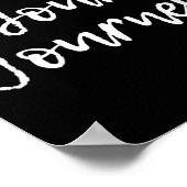 Womens Trust Your Journey Sitive Thinking Motivati Poster (Ecke)