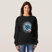 Womens Turtle Gaga  Gaga Sea Tortoise Turtle Sweatshirt (Vorne ganz)