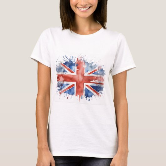 women's union jack t shirt (Vorderseite)