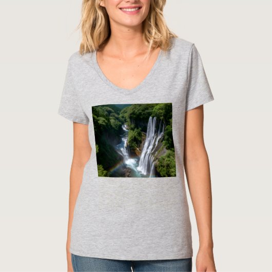  Womens V-Neck T-Shirt (Vorderseite)