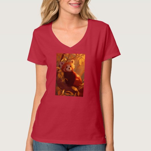 Womens V-Neck T-Shirt (Vorderseite)