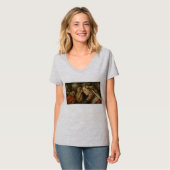 Womens V-Neck T-Shirt (Vorderseite Vollansicht)