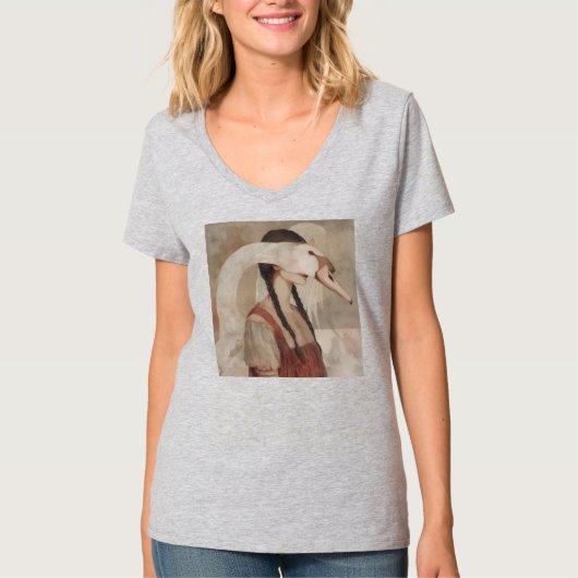 Womens V-Neck T-Shirt (Vorderseite)