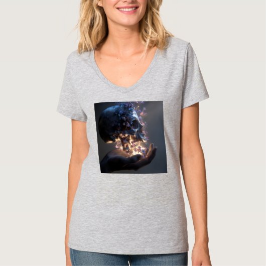 Womens V-Neck T-Shirt (Vorderseite)