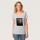 Womens V-Neck T-Shirt (Vorderseite Vollansicht)