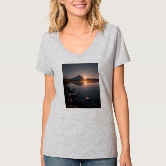 Womens V-Neck T-Shirt (Vorderseite)