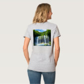 Womens V-Neck T-Shirt (Rückseite Vollansicht)