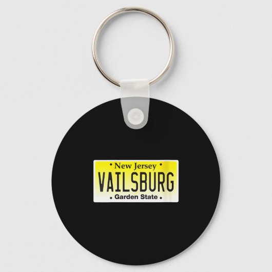 Womens Vailsburg Newark Nj City New Jersey License Schlüsselanhänger (Vorderseite)