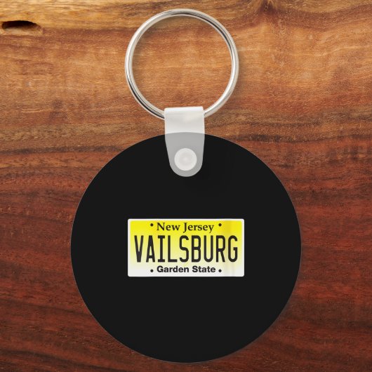 Womens Vailsburg Newark Nj City New Jersey License Schlüsselanhänger (Vorderseite)