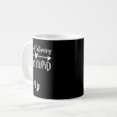 Womens Valentines Day Couples Pregnancy Announceme Kaffeetasse (Vorderseite Links)
