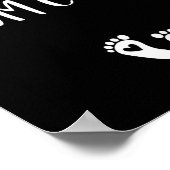 Womens Valentines Day Couples Pregnancy Announceme Poster (Ecke)