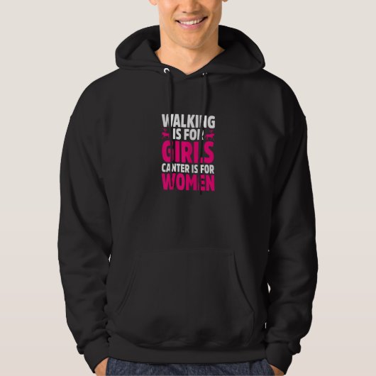 Womens Vaulting Horse Riding Equestrian Horseback Hoodie (Vorderseite)