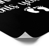 Womens Very Thankful This Year Happy Pregnancy Ann Poster (Ecke)