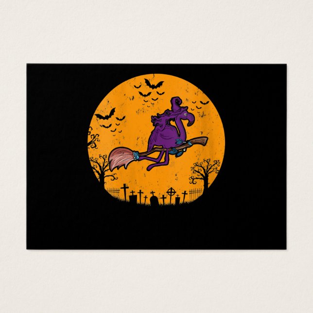 Womens Vintag Witz Flamingo Kostüm Halloween (Vorderseite)