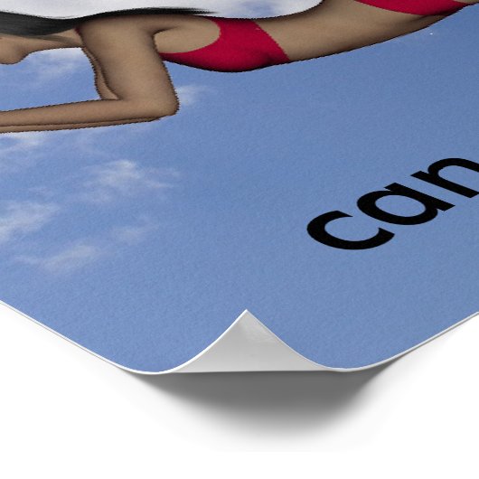 Womens Volleyball Poster (Ecke)