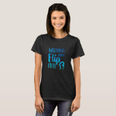 Womens Warning I Might Flip Out Gymnastics Gymnast T-Shirt (Vorne ganz)