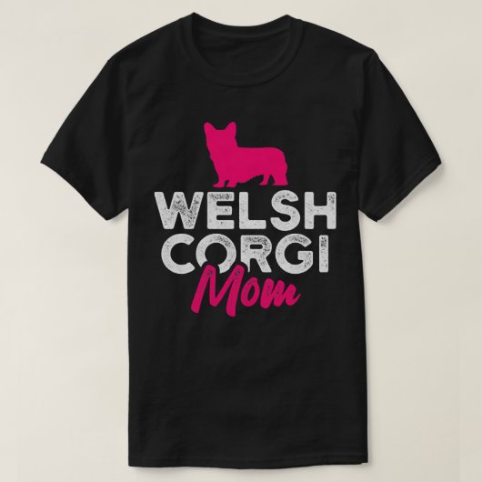 Womens Welsh Corgi Mama1855 T-Shirt (Design vorne)