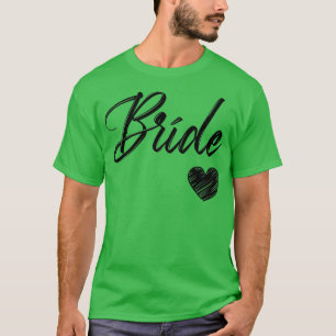 Womens White Bride Verlobte Wedding Honeymoon Bach T-Shirt