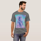 Womens Wicked For Good Glinda Close Up Florals VNe T-Shirt (Vorne ganz)