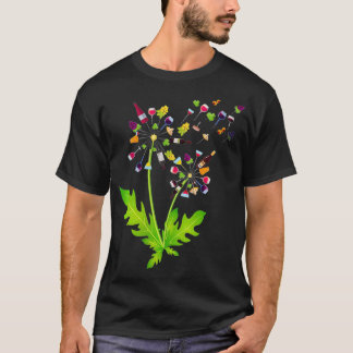 Womens Wine Dandelion Drink Wein Rossa Weinroute M T-Shirt