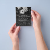 Women's Winter Retreat White Floral Church Flyer (Gruppe)