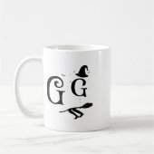 Womens Witch Hat Graphic Spooky Gg Funny Halloween Kaffeetasse (Links)