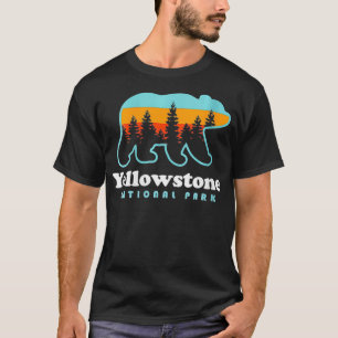 Womens Yellowstone Nationalpark Wyomoming Bear Men T-Shirt