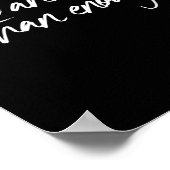 Womens You Are More Than Enough Motivational Quote Poster (Ecke)