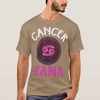 Womens Zodiac Sign Cancer Nana Horoskop Astrolog T-Shirt