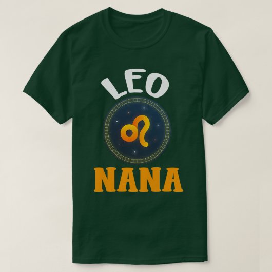 Womens Zodiac Sign Leo Nana Horoscope Astrologie G T-Shirt (Design vorne)