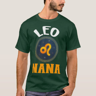 Womens Zodiac Sign Leo Nana Horoscope Astrologie G T-Shirt