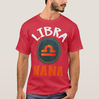 Womens Zodiac Sign Libra Nana Horoskop Astrologie T-Shirt