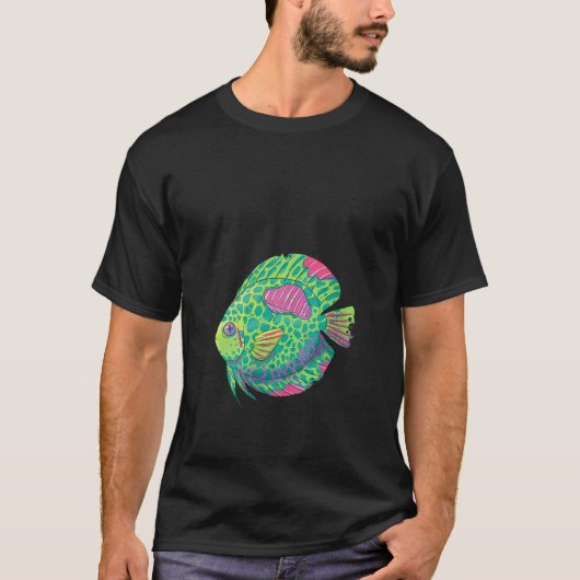 Womens Zombie Green Cool Discus Tropical Freshwwat T-Shirt (Vorderseite)