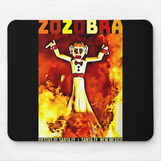 Womens Zozobra Fiestas De Sante Fe New Mexico Old  Mousepad (Vorne)