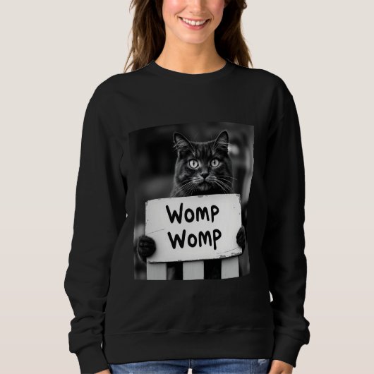 Womp Womp Katze Lustiges Meme Trendige Gen Z Sweatshirt (Vorderseite)