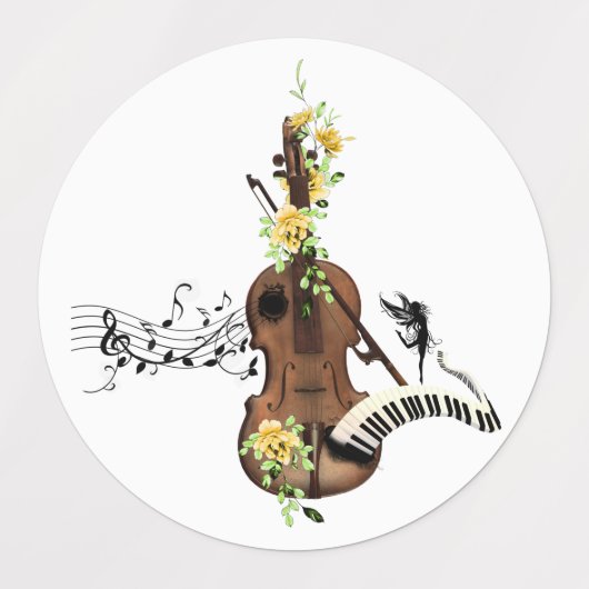 Wondeful Violine Etiketten (Design 2)