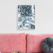 Wonder Ananas Blume Stretched Canvas Print Leinwanddruck (Insitu (Wohnzimmer))