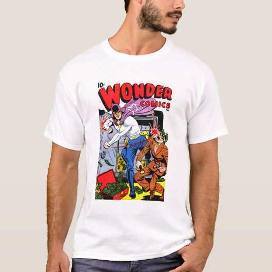 Wonder Comic #8 - Grim Sensenmann T-Shirt (Vorderseite)