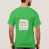 Wonder Dream Entdecken T-Shirt (Rückseite)