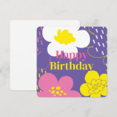 Wonder Grüße. Feiertagskarte (Vorne/Hinten)