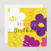 Wonder Grüße. Feiertagskarte (Vorne/Hinten)